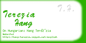 terezia hang business card